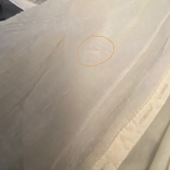 Zara Dressy 3/4 Sleeve Off White Blouse - Picture 6 of 9